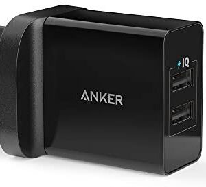Anker 24W wall charger 2-Port EU Black with Offline Packaging V3