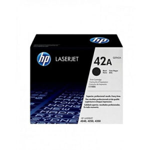 HP 42A Black Original LaserJet Toner Cartridge (Q5942A)