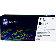 HP 312A Black Original LaserJet Toner Cartridge, CF380A