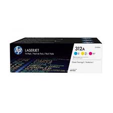 HP 312A Cyan Original Laser Jet Toner Cartridge, CF381A