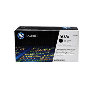 HP 507A Black Original LaserJet Toner Cartridge, CE400A