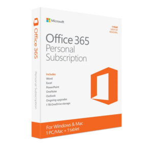 Microsoft Office 365 Personal English Subscription 1yr Africa Only Medialess P2