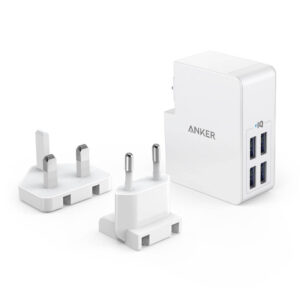 PowerPort 4 Lite EU/ES/FR/ES+ UK White in Offline Packaging V3