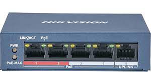 Hikvision DS-3E0105P-E/M 4 Port POE Switch