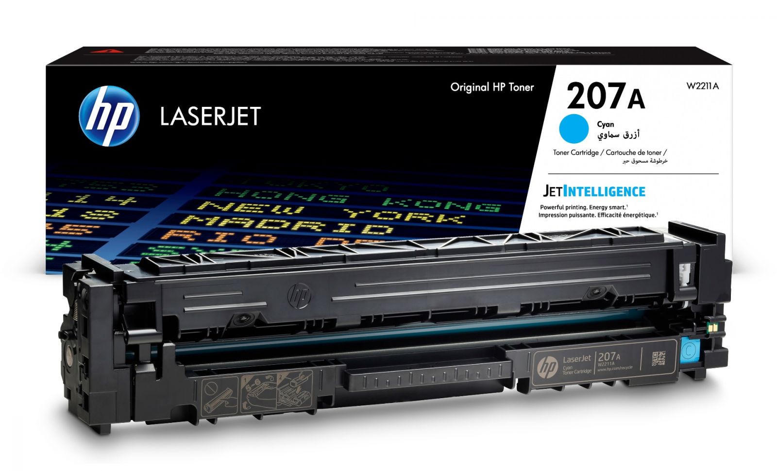 HP 207A Cyan (W2211A) Original LaserJet Toner Cartridge